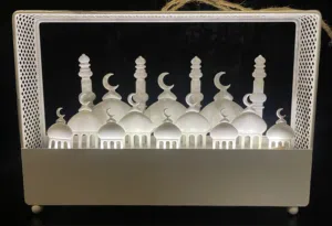 Elegant Mosque-Inspired Decorative Accent