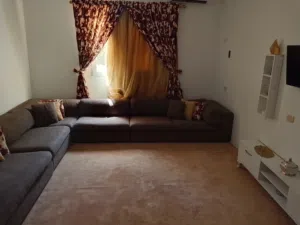 الصالون والبساط والستارات والمكتبة والطاولات الكحل للبيع