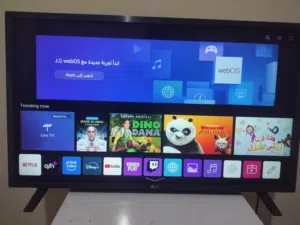LG 32 inch smart web os led tv with remote with table top stand