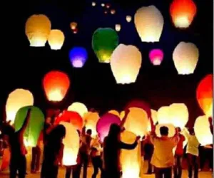 منطاد مضيء للرحلات للطوارى 12 منطاد 24 دينار