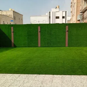 عروض لفتره محدوده اضاءه وديكورات بديل الخشب مع العشب الوردي والثيل الصناعي ارخص الاسعار