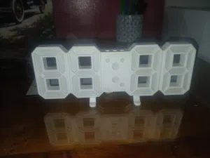 3d digital clock