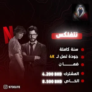 متوفر اشتركات نتفلكس