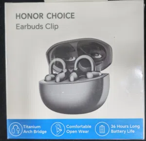 سماعة HONOR CHOICE EARBUDS CLIP جديد غير مستخدمة ابدا ولامفتوحه وارخص من سعرها بالمحلات