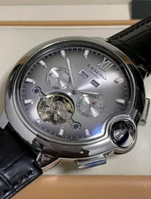 Caseno Wristwatches Automatic Tourbillon full calendaDate Day , month year  Wristwatch Waterproof