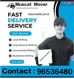 Muscat Movers & Packers and Transport 24 hour service