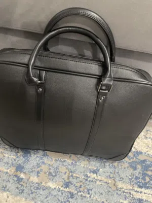 Black Leather suitcase