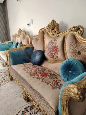 طقم كنب خشب مصري + كبت مجانا