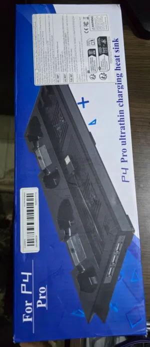 PS4 PRO charging heat sink قاعدة شحن وتهوية بلاي ستيشن 4 برو