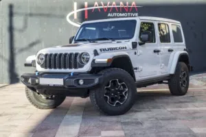 Jeep Wrangler Rubicon Plug-in Hybrid 2021 كلين تايتل فل اعلى فئه بحاله الوكاله