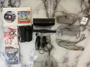 Jailbroken Nintendo Wii Complete Bundle  USB Loader  64GB SD with games  ready to play