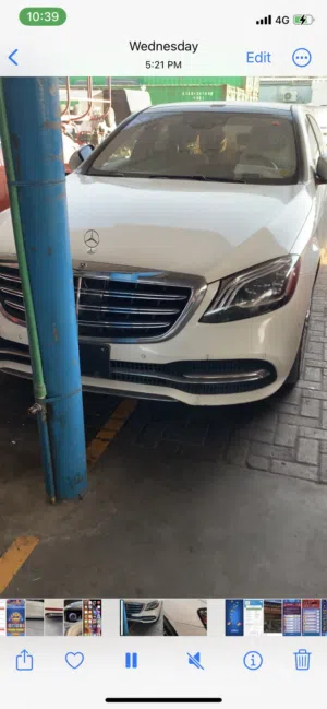Mercedes s560 bumper front and back