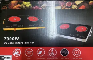 Double Infrared Cooker 7000W — Portable 2-Burner Electric Hotplate