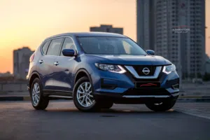 Nissan X-Trail 2019 Blue Low Mileage Bahrain Spec Touchscreen + Reverse camera BD 4,950 Neg.
