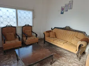 طقم كنب خشب زان ومحفر بسعر مغري