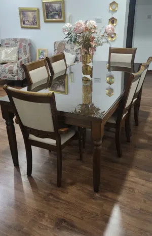 dining table with 6 chairs