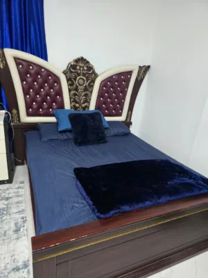 Bed cabnit and sofa