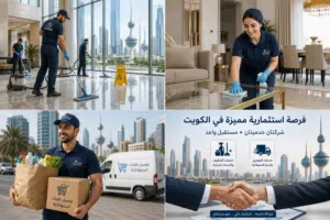 فرصة استثمارية مميزة – بيع أو شراكة في شركتين خدميتين بالكويت.