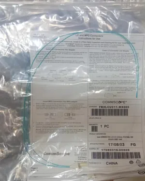 كوابل فايبر من COMMSCOPE موديلات FBWLCUC11-JXF005 و FBXLCUC11-MX005 لون أبيض وأزرق