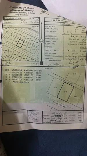 Residential Land for Sale in Al Batinah Saham