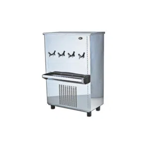 Heavy Duty Stainless Steel Water Cooler - 100 Gallon, 4 Taps