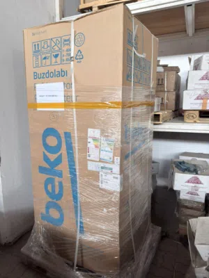 Beko 650 liter Double door Refrigerator, Pro Smart Inverter with Fast freeze, No frost, Silver