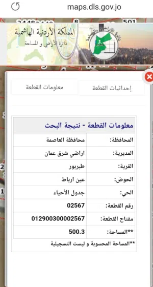 Residential Land for Sale in Amman Tabarboor