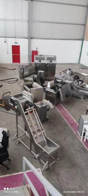 Semi-finished potato production plant equipment