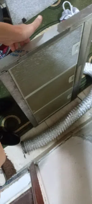 فرن وغاز طبخ مع شفاط كهربائي بسعر ممتاز