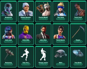 حساب فورت نايت ترافيس سكوت