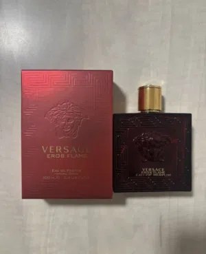Versace eros flame 100 ml EDP (used and bought from noon) مل 100 عطر فيرزاتشي