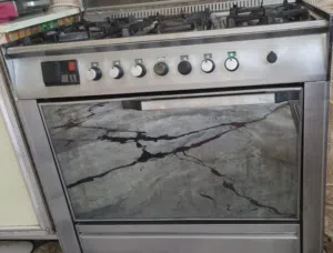 طباخ غازي خمس عيون مستعمل نضيف