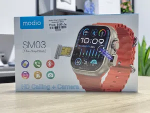 Brand New Modio Smart Watch in Oman  Three Straps  1 Year Warranty