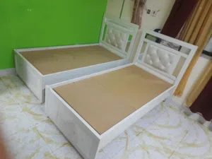 Single Bed 100/200 size Each bed 20 BD with mattress delivery and fixing