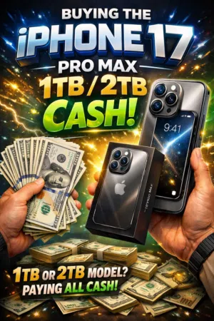 I Want to buy Iphone 17 Promax 512/1TB/2TB Today