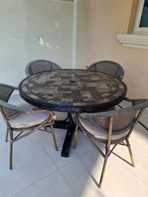Garden Table with 4 Chairs