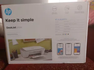 طابعه hp  مع سكانر - لايوجد بها حبر