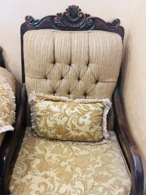 طقم كنب خشب زان الأصلي