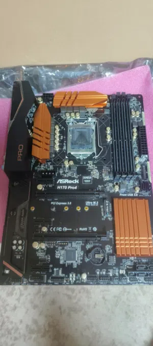 بورد ASRock H170 Pro4 يدعم معالجات الجيل السادس والسابع
