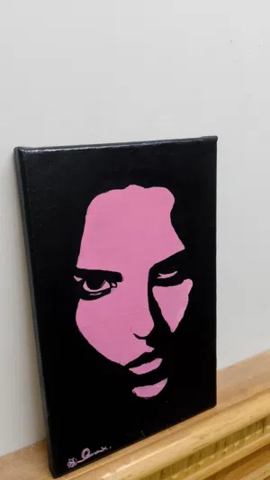 لوحه فنيه بأسلوب Bob art
