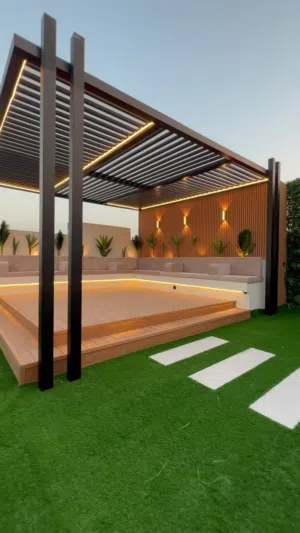 برجولات ومظلات خارجيه