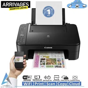 طابعه فاخره متعددة المهام ملونه وايرلس من 3640 canon