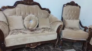 طقم كنبايات خشب زان وكاله