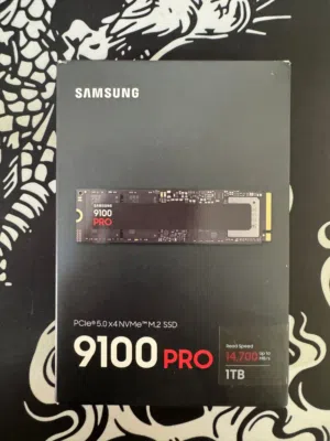 Samsung SSD 9100 PRO 1TB, PCIe 5.0x4 M. 2 2280, l/s