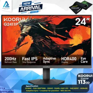 شاشة كوري Monitor Koorui 23.8 inch 200hz بافضل الاسعار