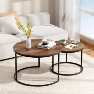 طقم طاولات القهوة المتداخلة