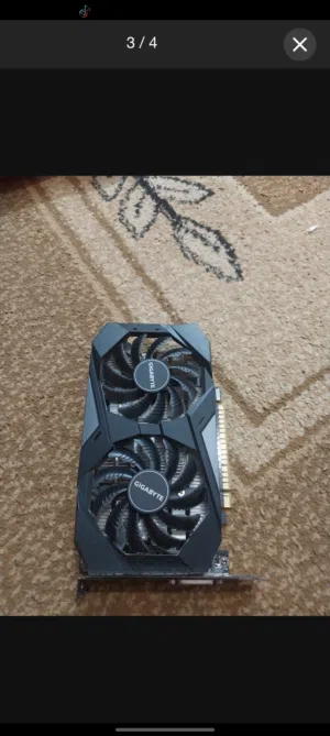 كرت شاشة gtx 1650 4gb مكسور السرعه مصنعيا