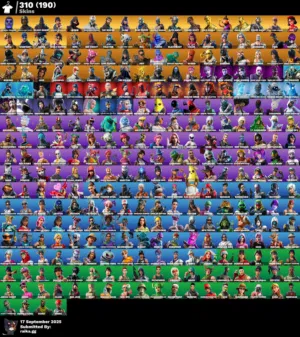 OG Fortnite account 310 skins OG STW Og Skull Trooper OG Aerial Assault Trooper Black Knight