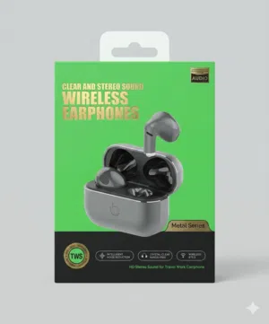 وصلت سماعات TWS Metal Series الجديدة!  عايز صوت نقي وشكل فخم وسعر يرضي؟  الحل عندنا وبقوة