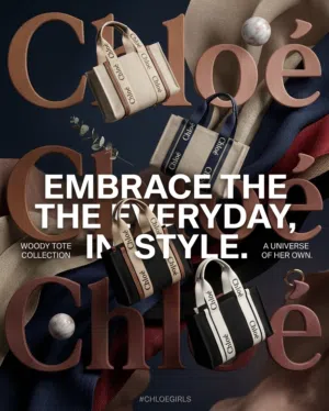 حقيبة Chloé Woody Tote